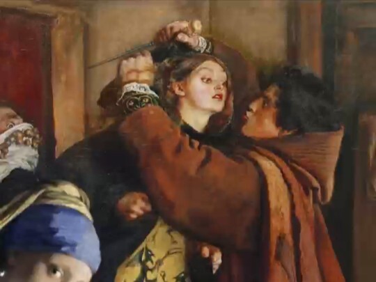 [Seni Lukis Klasik] Mengapa seorang pria memotong rambut seorang gadis?