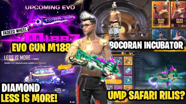 BOCORAN FF !! EVENT TERBARU, EVO GUN SHOTGUN M1887 TERBARU, LESS IS MORE DIAMOND 2022
