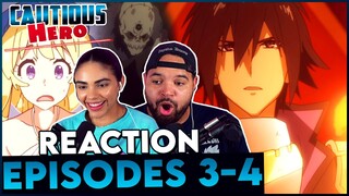 HE IS OVERLY CAUTIOUS!! - Cautious Hero Episode 3-4 Reaction