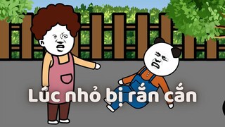 GẤU HÀI HƯỚC: Lúc nhỏ bị rắn cắn #gauhaihuoc