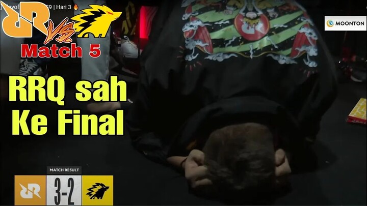 RRQ MENEMPAH TIKET KE FINAL DAN MSC! MATCH 5 VS ONIC l UPPER BRACKET l MPL S9