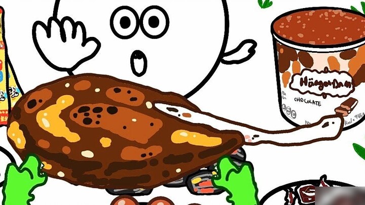[Anime]Cắn một miếng hết bay miếng đùi nướng