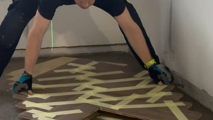 Herringbone Wood Flooring Pattern