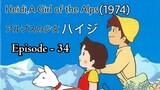 Alps no Shoujo Heiji (Heidi, A Girl of the Alps-1974)Eng Sub Episode - 34