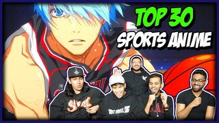 TOP 30 SPORTS ANIME REACTION