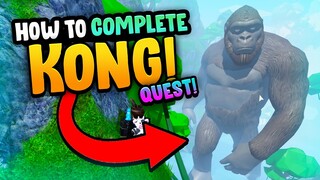 How to Complete KONGs QUEST!! in Roblox Islands (Skyblock)