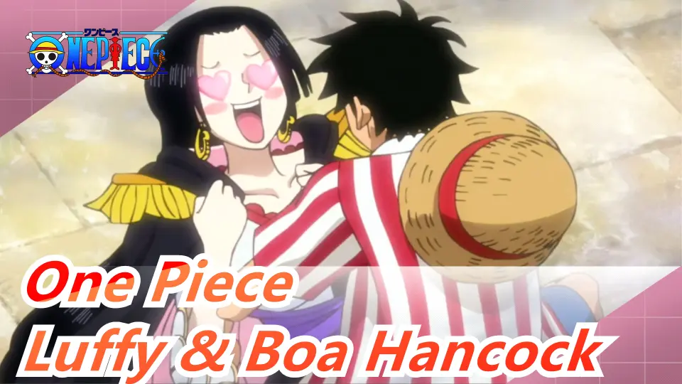One Piece All Is Fluffy It S Been 400 Episodes And Luffy Finally Meets Boa Hancock Again Bilibili