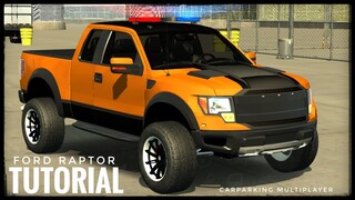 VON ORDONA FORD RAPTOR/RANGER SET UP EASY TUTORIAL | Just For Fun | Car Parking Multiplayer | zeti