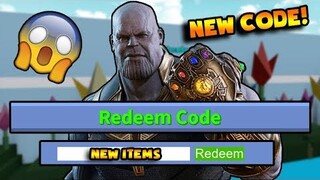 ROBLOX | *NEW* CODE THANOS IN BUILD A BOAT FOR TREASURE | Build A Boat For Treasure