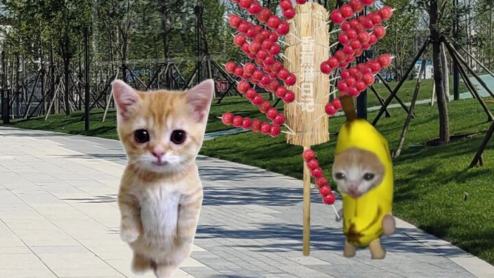 قطة الموز تحوّل إلى بيع حلوى شيشي، والدمية التي ألقيت بعيدًا عادت لتتفاوض على السعر