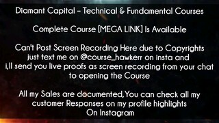 Diamant Capital – Technical & Fundamental Courses Download