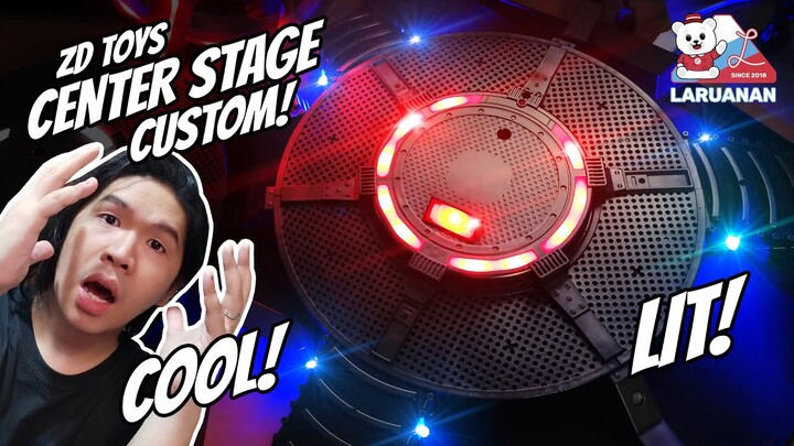 ZD TOYS CENTER STAGE CUSTOM BY DANMAYA GOCHOCO - BLUE AND RED LED LIGHTS!
