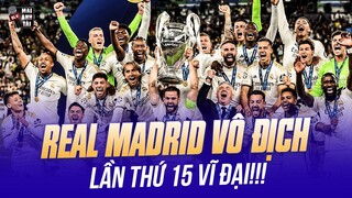 REAL MADRID 2 - 0 DORTMUND: ĐẲNG CẤP DNA BẤT DIỆT, KỀN KỀN TRẮNG CHÍNH THỨC ĐĂNG QUANG C1 LẦN THỨ 15