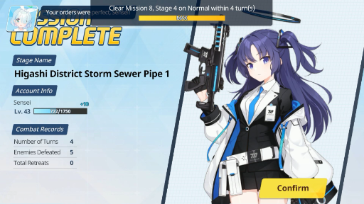 Blue Archive Gameplay | 8-4 (3⭐)