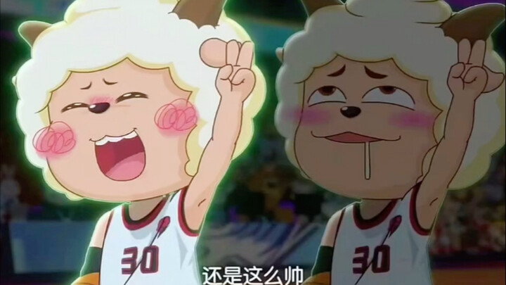 美羊羊受伤，教练让不会运球懒羊羊打控卫！