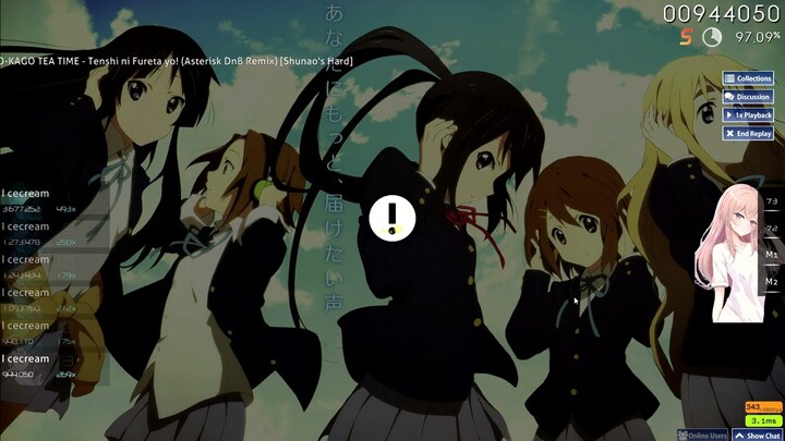 Tenshi ni Fureta yo!  ; 3.81* [ Osu! ]