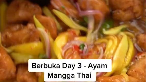 Berbuka Day 3 Ayam Mangga Thai Resepi Khairul Aming Bilibili