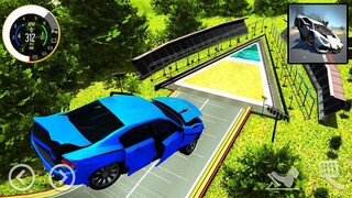 APA JADINYA KALO MOBIL INI TERJUN ?! -  CAR CRASH SIMULATOR