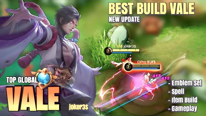 TOP GLOBAL VALE | BEST BUILD VALE NEW UPDATE 2023 | mllB