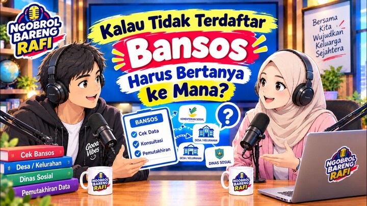 Kalau Tidak Terdaftar Bansos, Harus Bertanya ke Mana? | Ngobrol Bareng Rafi