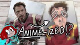 The AVENGERS as ANIME Characters