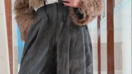 I casually grabbed a piece of clothing from my mom's wardrobe!