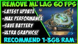 LATEST! Secret App to Fix Lag on Mobile Legends 2GB RAM - MLBB | Smooth 60 FPS