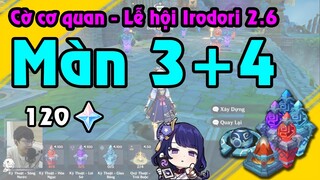 Giải mã Cờ cơ quan Lễ hội Irodori - Màn 3+4 nhận 120NT | Genshin impact 2.6