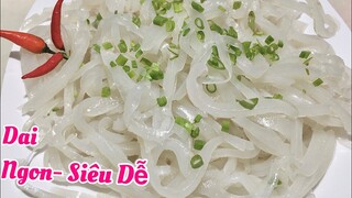 Chỉ cần có bột sẽ có BÁNH PHỞ dai ngon tại nhà để thưởng thức- Không cần khuôn/Making pho noodles