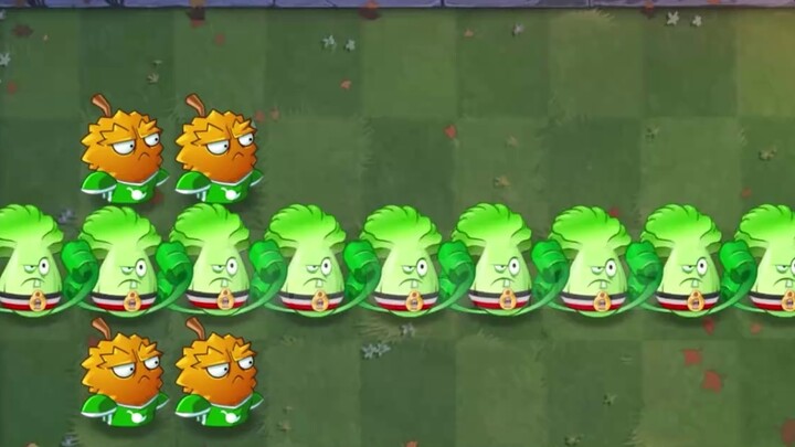 PvZ 2 Super Squash and Green Plants vs. 1000 All-Star Zombies - Which plant is the strongest?