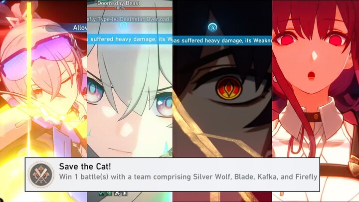 Stellaron Hunter riot (Save the cat trophy) | Honkai Star Rail 2.3