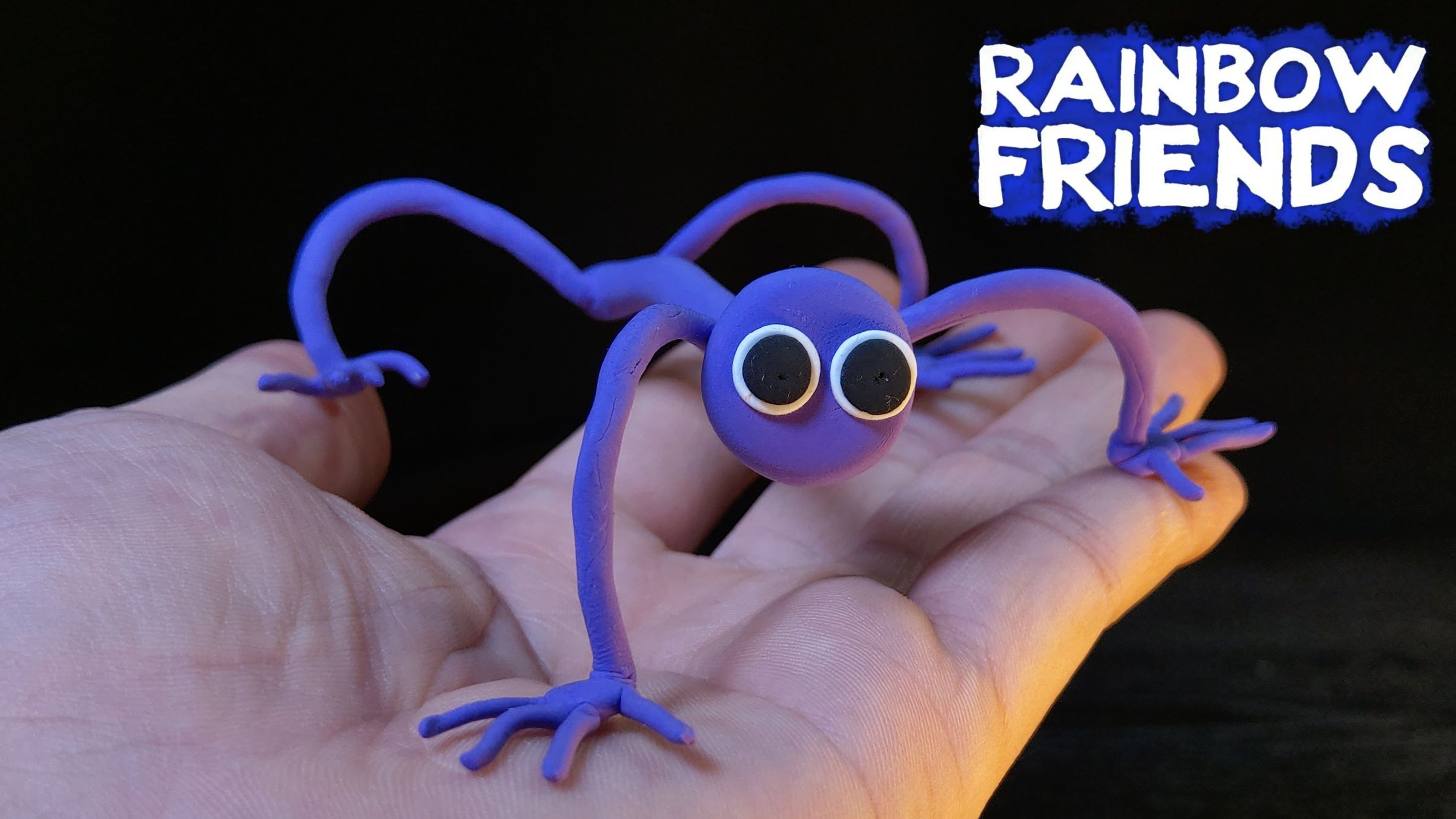 ROBLOX  Making Rainbow Friends Sculptures - Blue Monster : r/2Tclay
