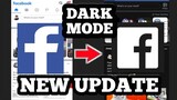 Facebook Dark Mode in chrome  tutorial / facebook dark theme tricks