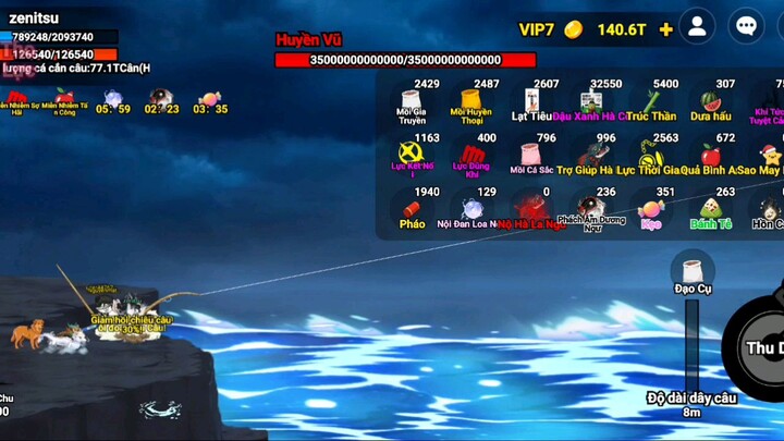 one hit huyen vu loi 2 chiu   #builda game#钓魂#32339009