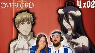 ¡ALBEDO ES UNA DIOSA! - REACCIÓN 4X02 OVERLORD IV