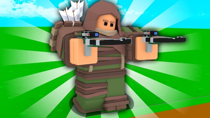 I used the Archer kit and became GODLY in Roblox Bedwars..