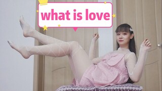 *慕斯影*what is love 粉粉的超甜活力的问号舞