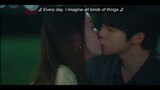 Moon Sang Min and Jeon Jong Seo shared a romantic kiss scene in "Wedding Impossible " last episode