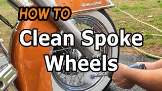 Easy way to clean spoke wheels