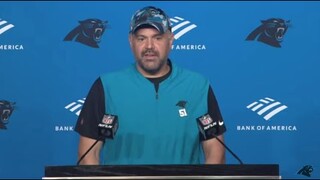 Postgame Interview | Matt Rhule reacts to Carolina Panthers lose to Arizona Cardinals 26-16