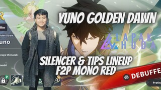 YUNO GOLDEN DAWN MAGE SILENCER & TIPS MONO RED F2P 🍀 BLACK CLOVER MOBILE