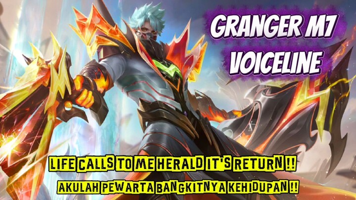 Granger Skin M7 Voice over - Thunder Ascendant( biasa) MLBB