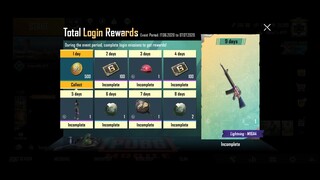 New Total Login Rewards Event In Pubg Mobile | Total Login Rewards Event Explain