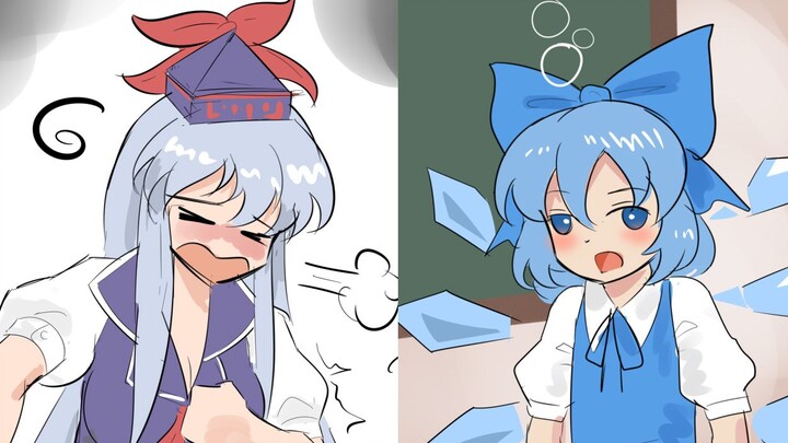 Huiyin chiến đấu với Cirno, Huiyin chết [Chữ viết tay Đông Phương]