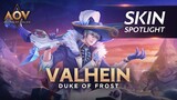 Valhein Duke of Frost Skin Spotlight - Garena AOV (Arena of Valor)