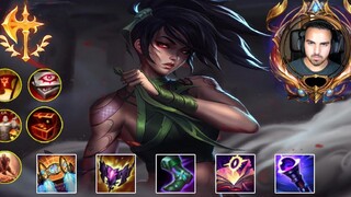 ศาสตราจารย์ Akali Montage - เล่น Akali ที่ดีที่สุด LOL SPACE