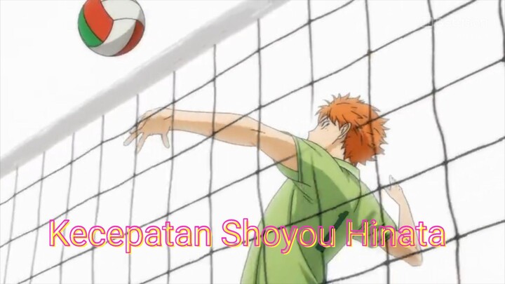 Haikyu - Kageyama kaget melihat kecepatan Shoyou Hinata