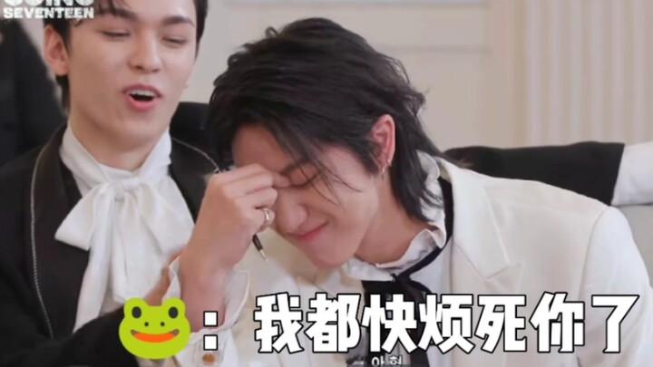 Hứa Minh Hạo: "Tôi bực thằng nhóc này quá!" Bom: "Tôi là người giỏi trêu chọc anh trai nhất~"