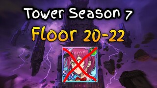 Season 7 Tower of Trials Floor 20-22 | Seven Deadly Sins: Grand Cross