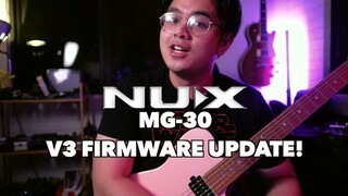 NUX MG-30 V3 Firmware Update Rundown